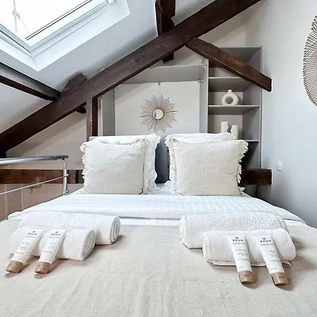 Stylish Duplex In Front Of Buttes-chaumont Apartment