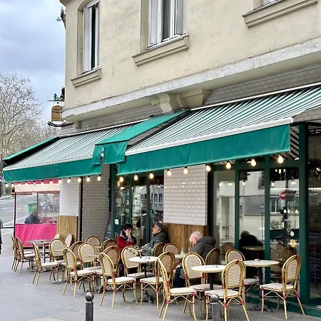 Stylish Duplex In Front Of Buttes-chaumont Apartment