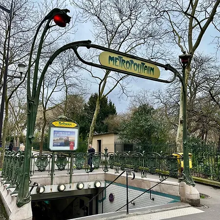 Stylish Duplex In Front Of Buttes-chaumont Paris